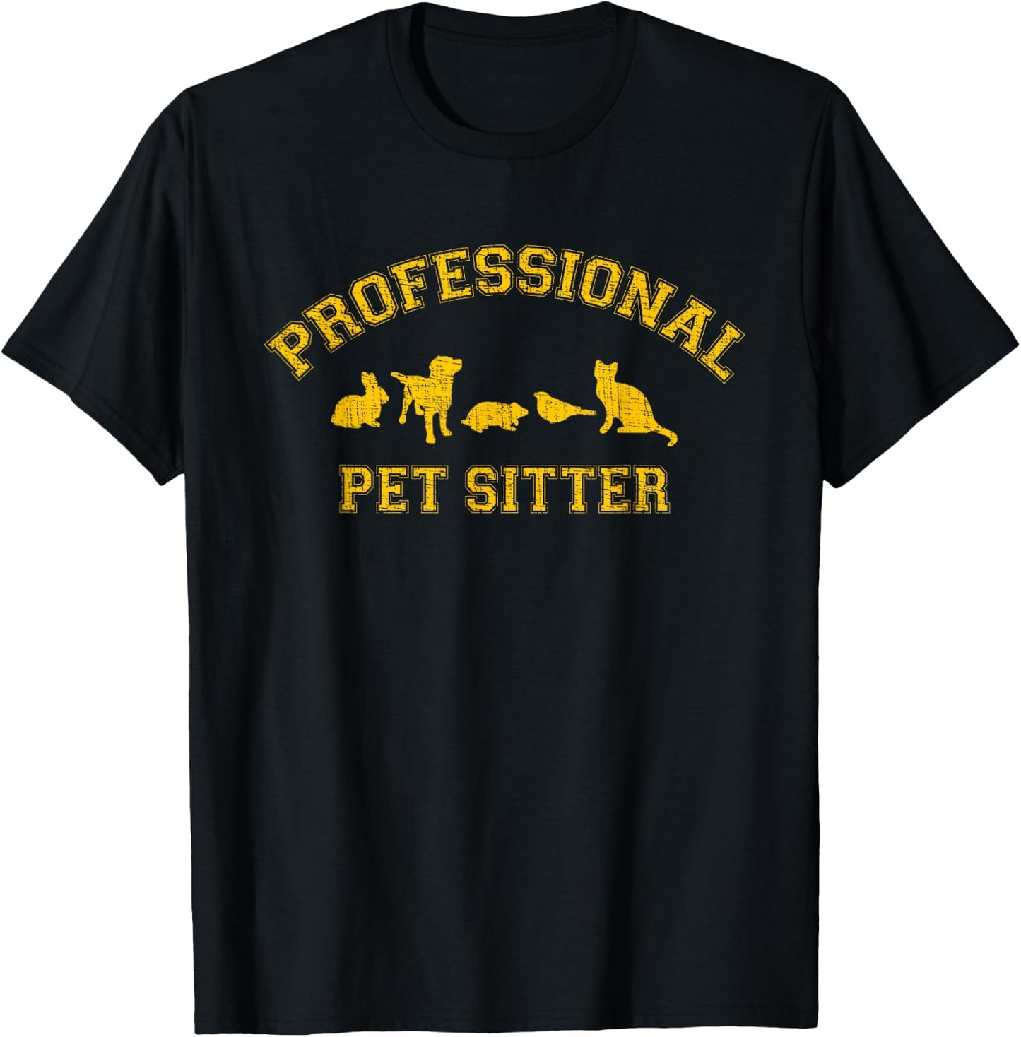 Professional Pet Sitter for Pet Sitters T-Shirt - T-Shirt | Black