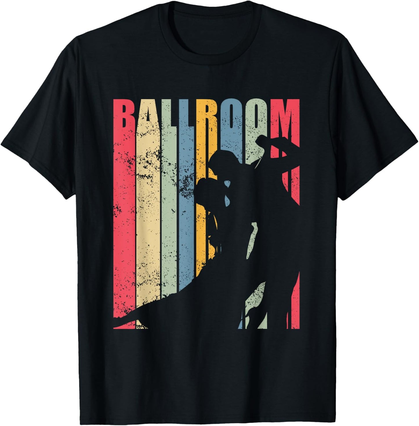 Ballroom Dancing Partner Line Of Dance Ballet Dancer T-Shirt - T-Shirt | Black