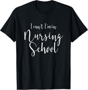 Funny Nursing Student Gift Future Nurse T-Shirt - T-Shirt | Black