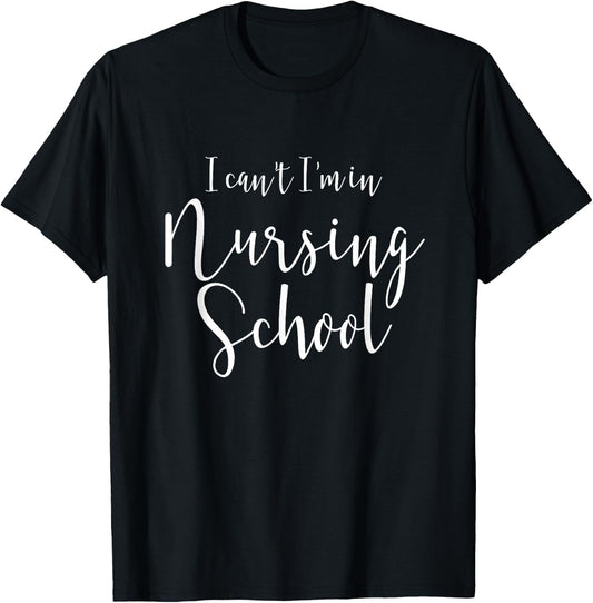 Funny Nursing Student Gift Future Nurse T-Shirt - T-Shirt | Black