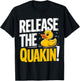 Release the Quakin Rubber Duck T-Shirt - T-Shirt | Black