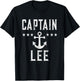 Vintage Captain Lee Family Cruise Lake Boat T-Shirt - T-Shirt | Black