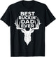 Best Buckin' Dad Ever Shirt Men Hunting Fathers Day T-Shirt - T-Shirt | Black
