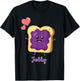 Matching Best Friend Jelly PB&J T-Shirt - T-Shirt | Black