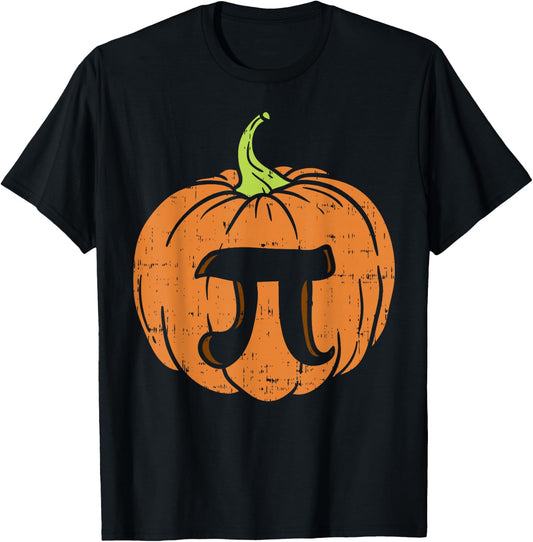 Pumpkin Pi Math Shirt Halloween Thanksgiving Pie Day Costume T-Shirt - T-Shirt | Black