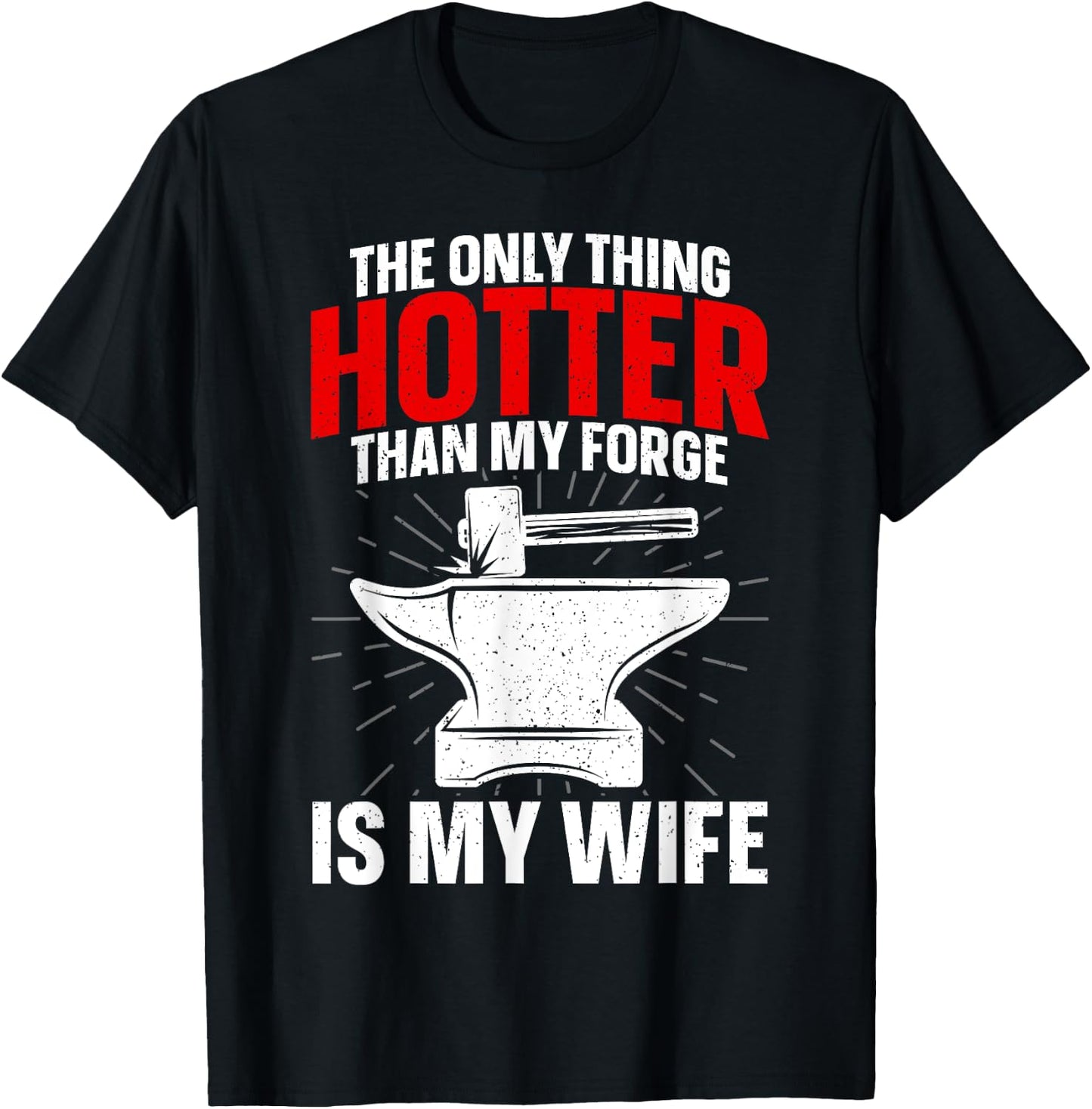 Funny Blacksmith Art Boys Blacksmithing Tool Forging T-Shirt - T-Shirt | Black