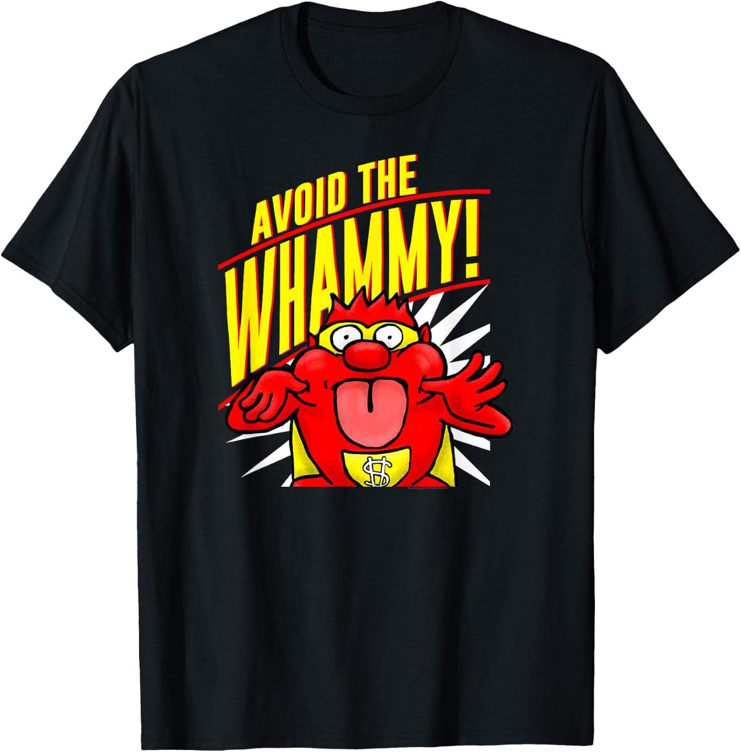 Press Your Luck: Avoid the Whammy T-Shirt - T-Shirt | Black