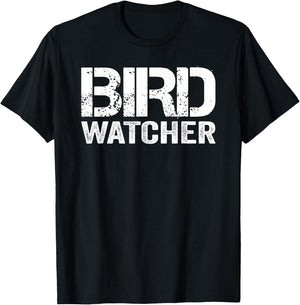 Bird Watcher Funny Bird Watching Gifts I Like Birds Holiday T-Shirt - T-Shirt | Black