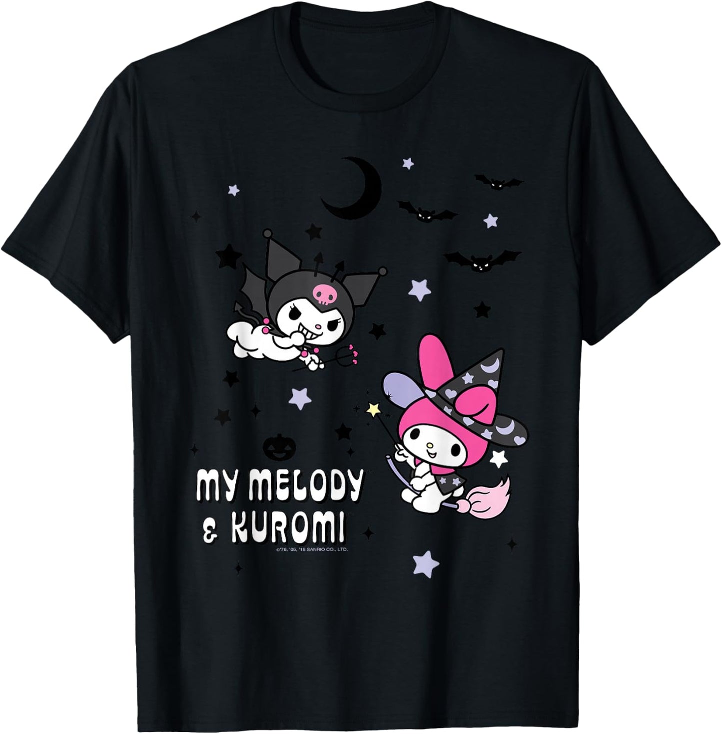 My Melody and Kuromi Halloween Shirt T-Shirt - T-Shirt | Black