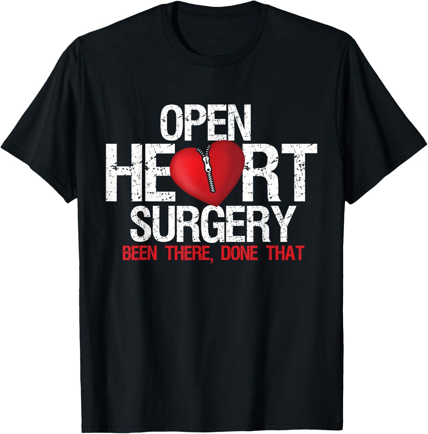 Open Heart Surgery Gab es Done That Patient T-Shirt - T-Shirt | Black