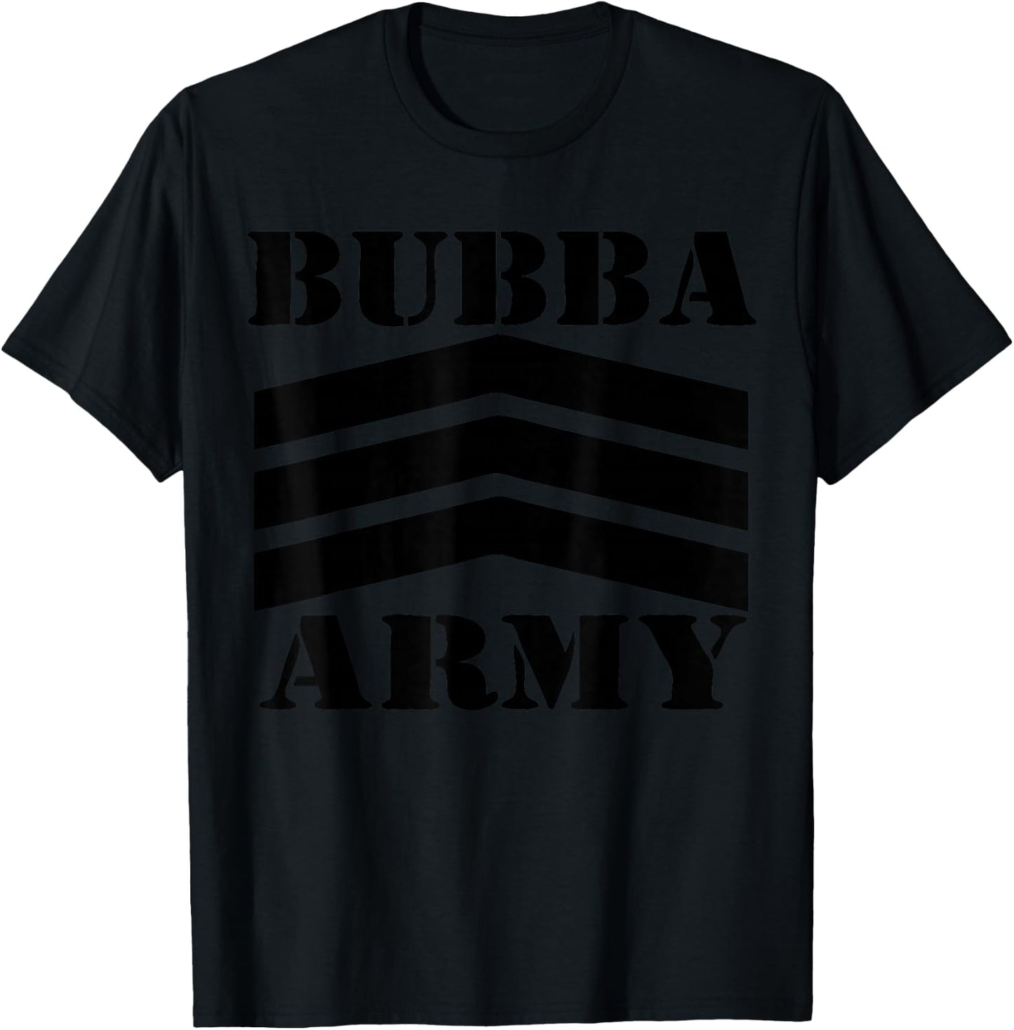 Original Bubba Army Logo (BLK) - OFFICIAL BUBBA ARMY DESIGN T-Shirt - T-Shirt | Black