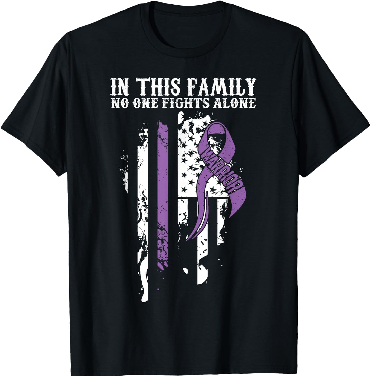 Leiomyosarcoma Cancer Awareness Ribbon T Shirts T-Shirt - T-Shirt | Black