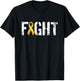 Fight Childhood Cancer Military Style Awareness Ribbon T-Shirt - T-Shirt | Black