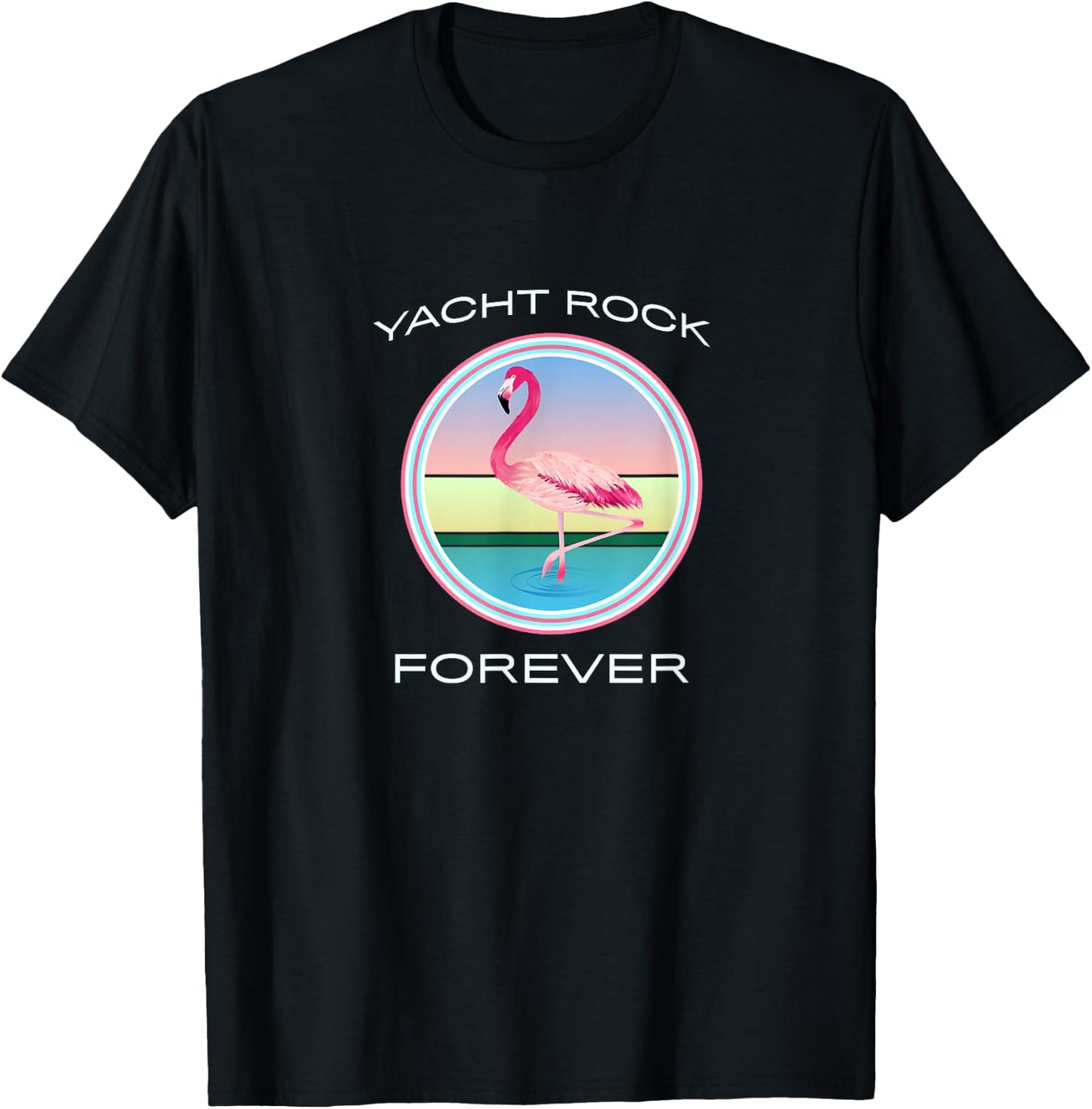 Yacht Rock Forever 80s Retro Style T-Shirt - T-Shirt | Black