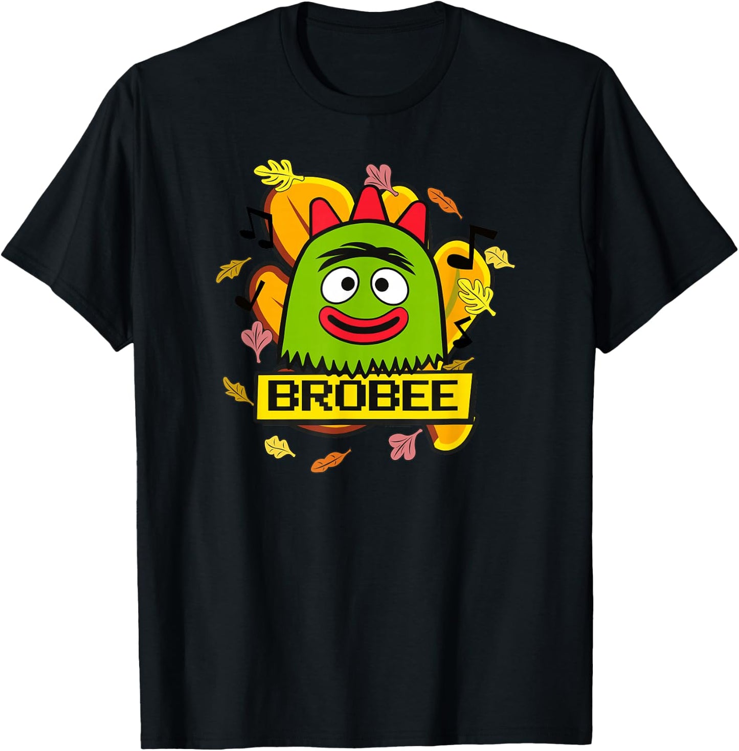 Yo Gabba Gabba - Classic Brobee 02 T-Shirt - T-Shirt | Black