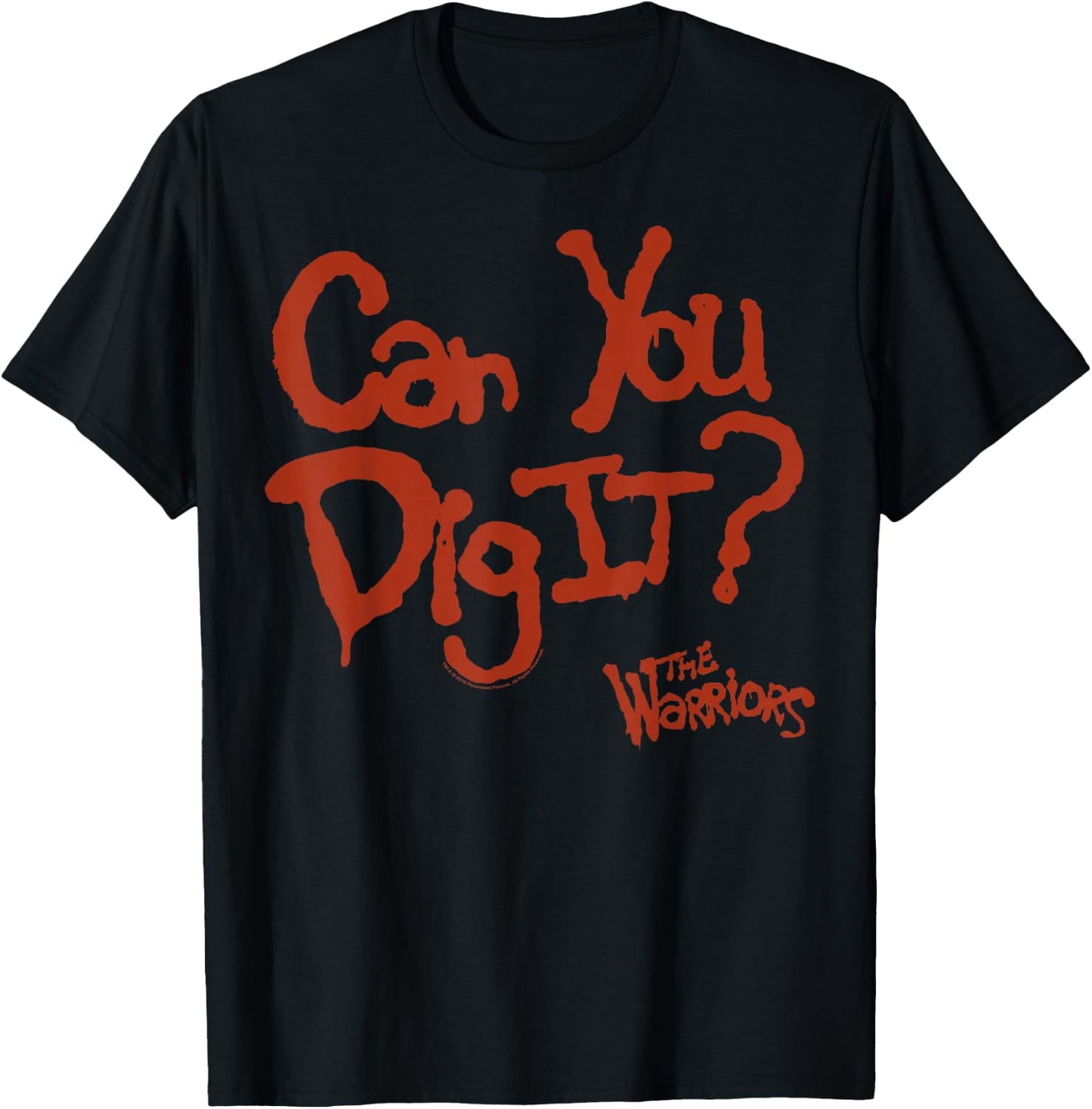 The Warriors Can You Dig It Quote Small T-Shirt - T-Shirt | Black