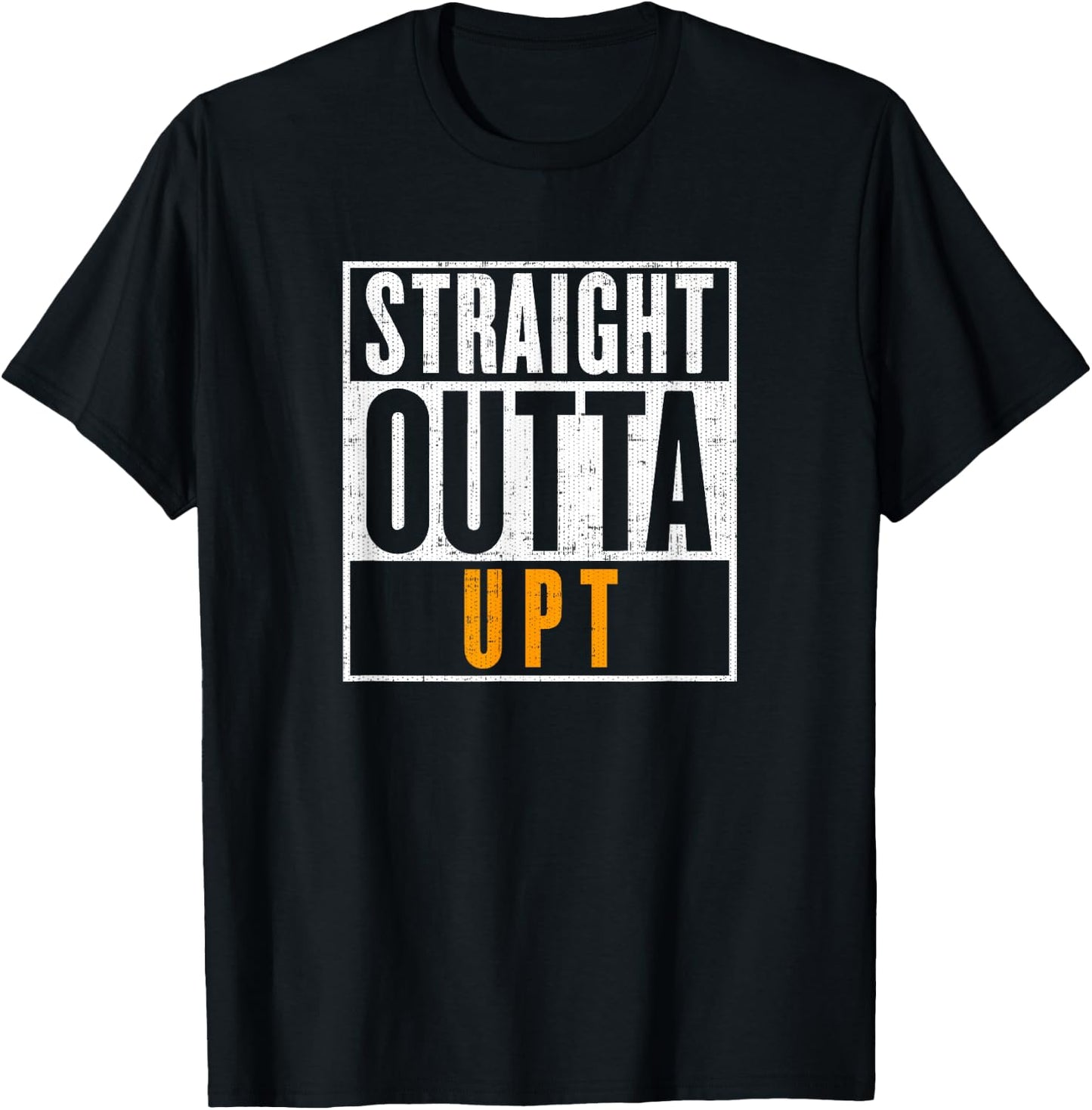 Straight Outta UPT Out of Unpaid Time T-Shirt - T-Shirt | Black