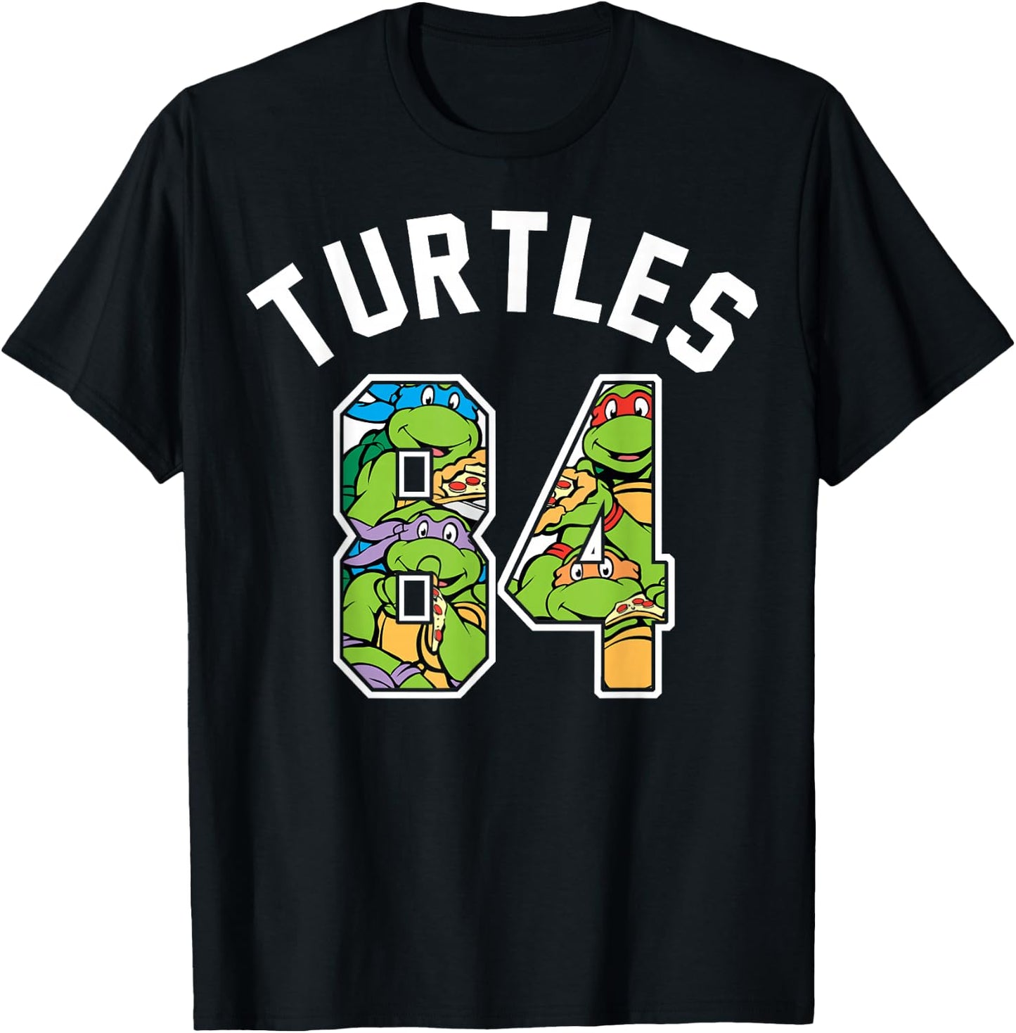 Teenage Mutant Ninja Turtles 1984 Logo -Shirt T-Shirt - T-Shirt | Black