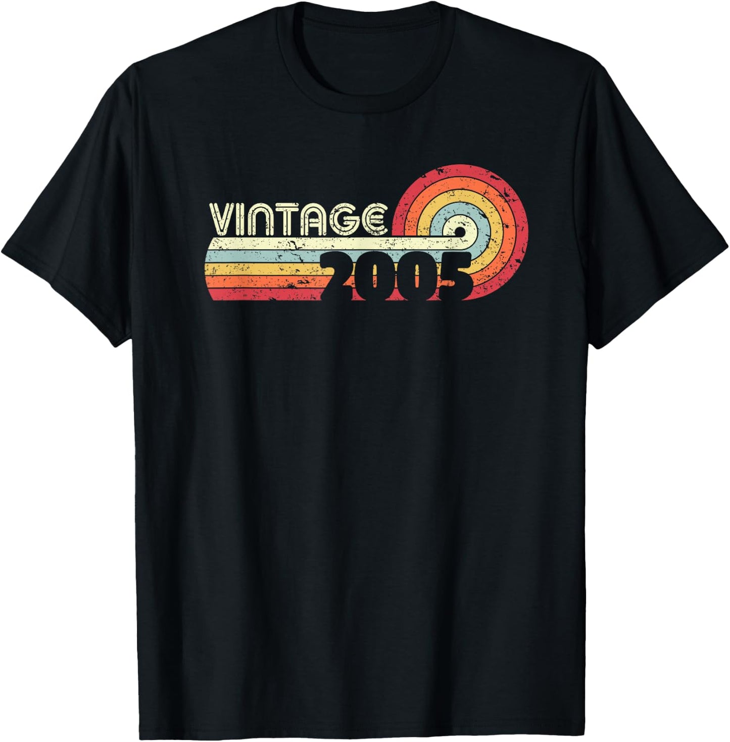 2005 Vintage Shirt, Birthday Gift . Retro Style T-Shirt - T-Shirt | Black