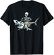 Halloween shark skeleton funny Halloween T-Shirt - T-Shirt | Black