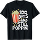 100th Day Of School 100 Days And Still Poppin Kids T-Shirt - T-Shirt | Black