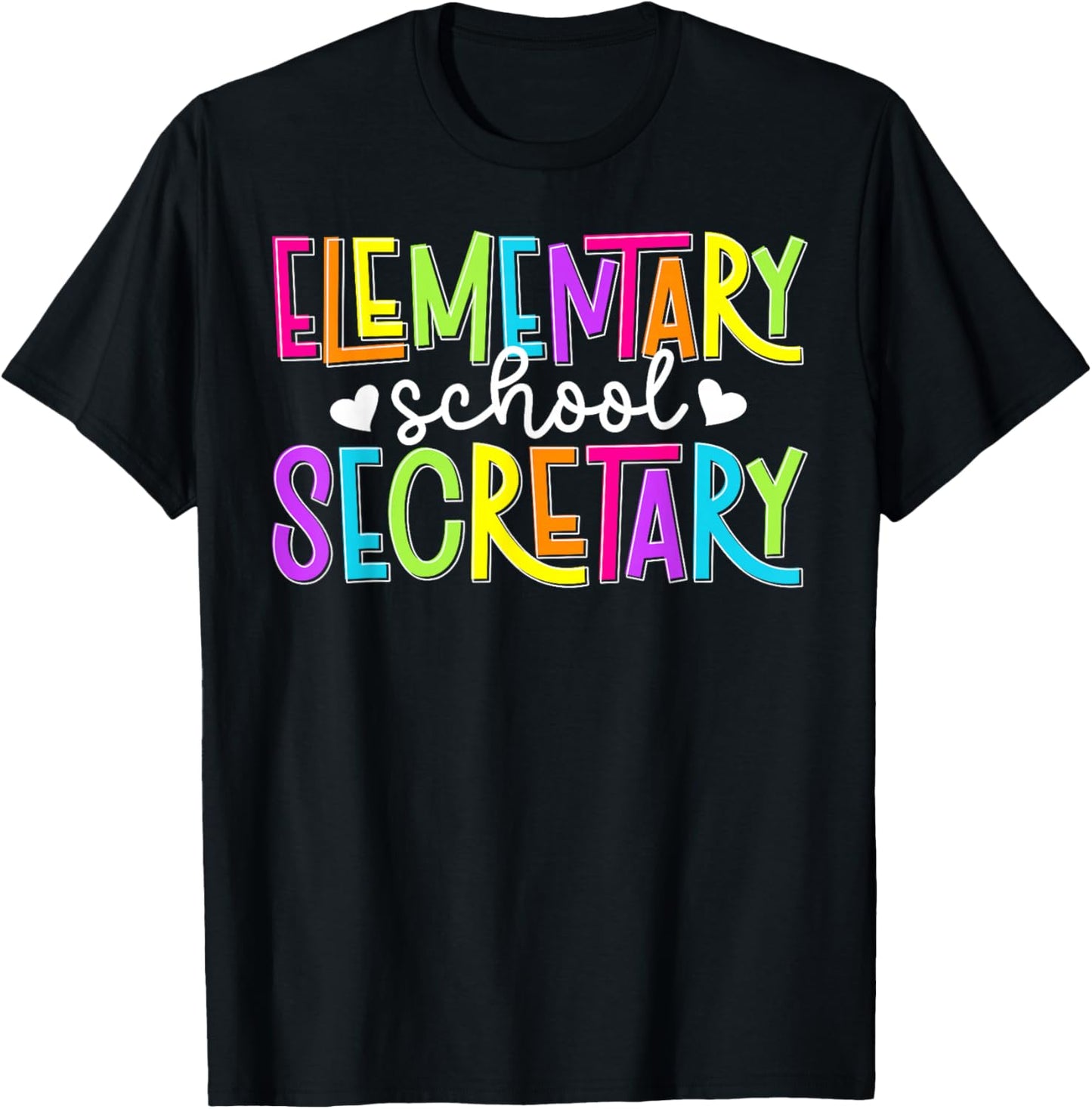 Elementary Secretary Boho Elementary Secretaries T-Shirt - T-Shirt | Black