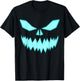 Scary Spooky Halloween Jack O Lantern Face Pumpkin Boys T-Shirt - T-Shirt | Black