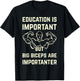 Gymnastics is important, but big biceps are more important T-Shirt - T-Shirt | Black