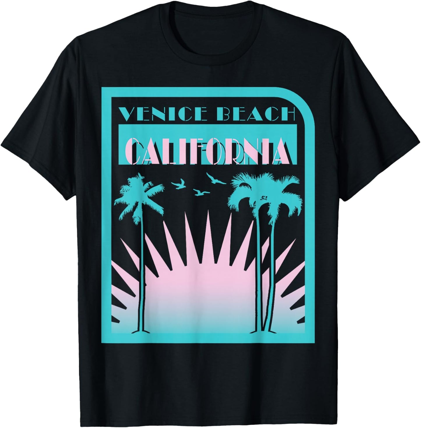 Venice Beach Muscle T shirts Women T-Shirt - T-Shirt | Black