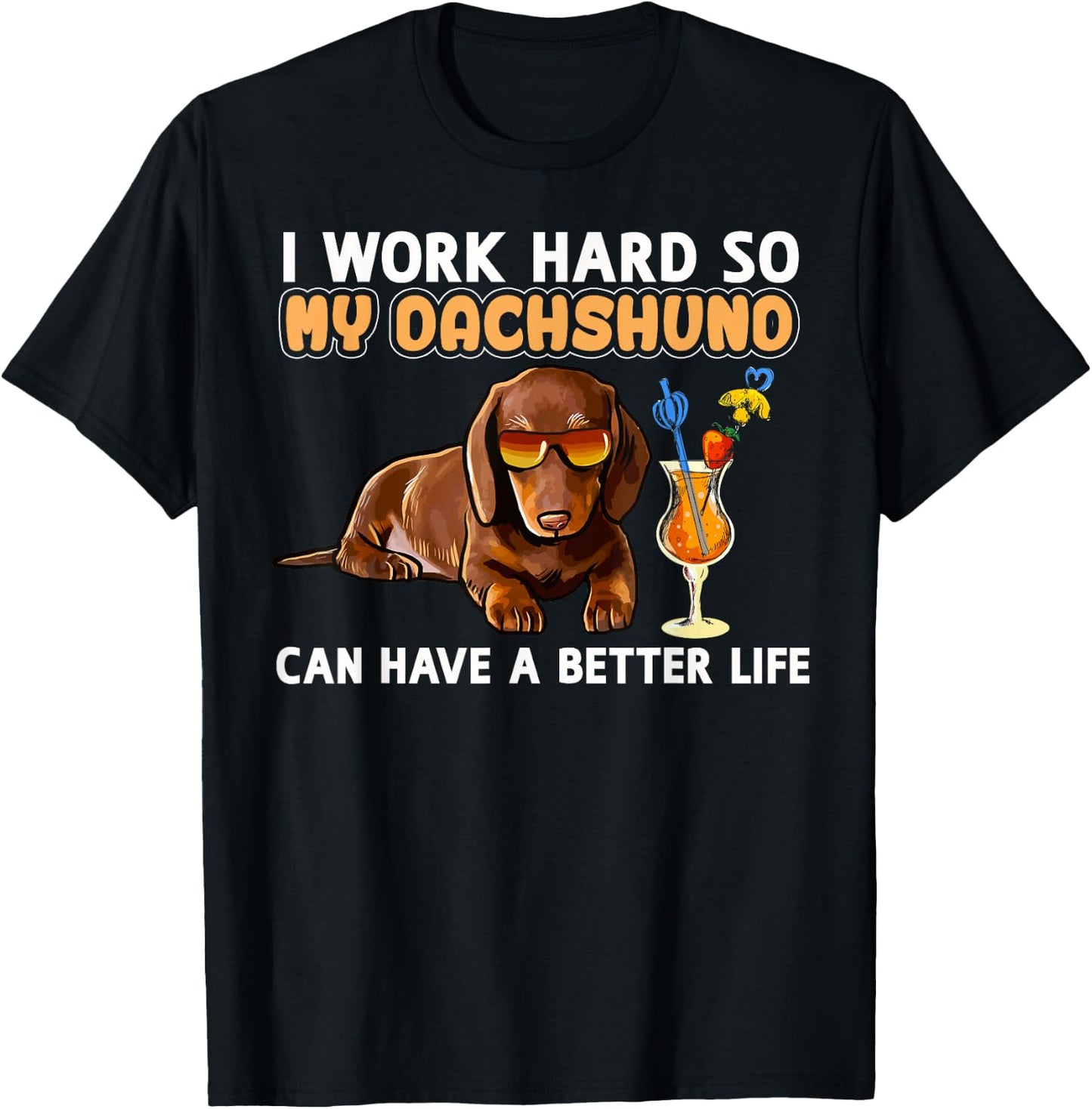 Funny Dachshund Shirt Dachshund Lover Gifts T-Shirt - T-Shirt | Black