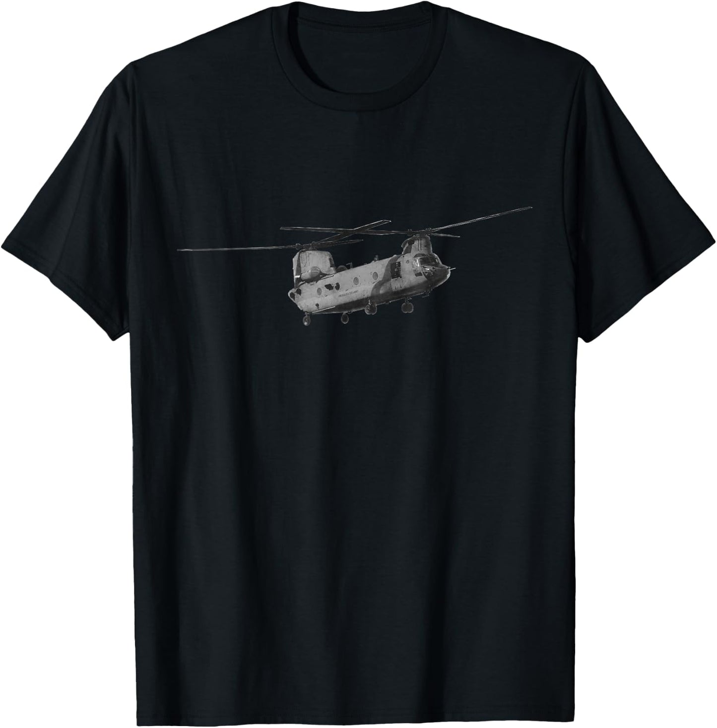 CH-47 Chinook - Military Helicopter T-Shirt - T-Shirt | Black