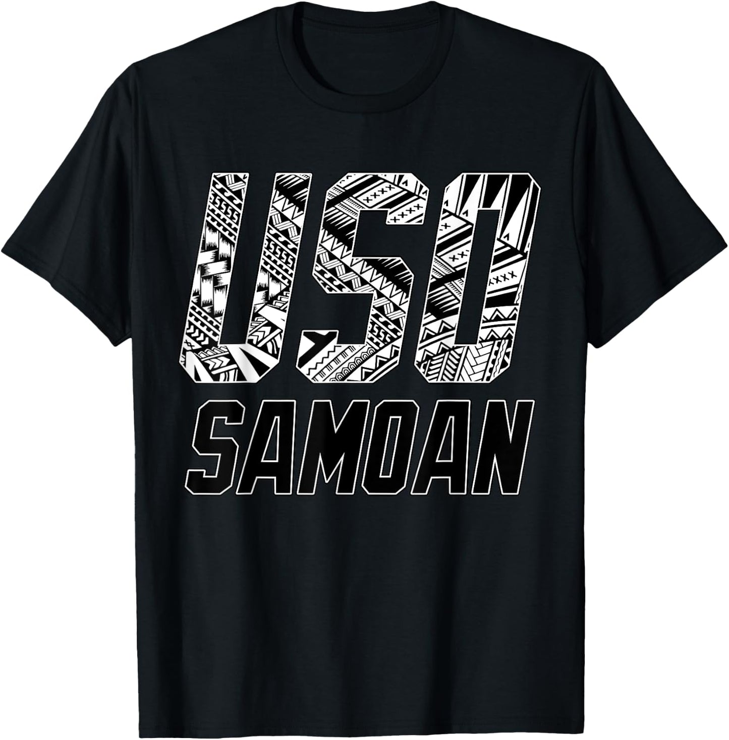 Uso Samoan T-Shirt - T-Shirt | Black