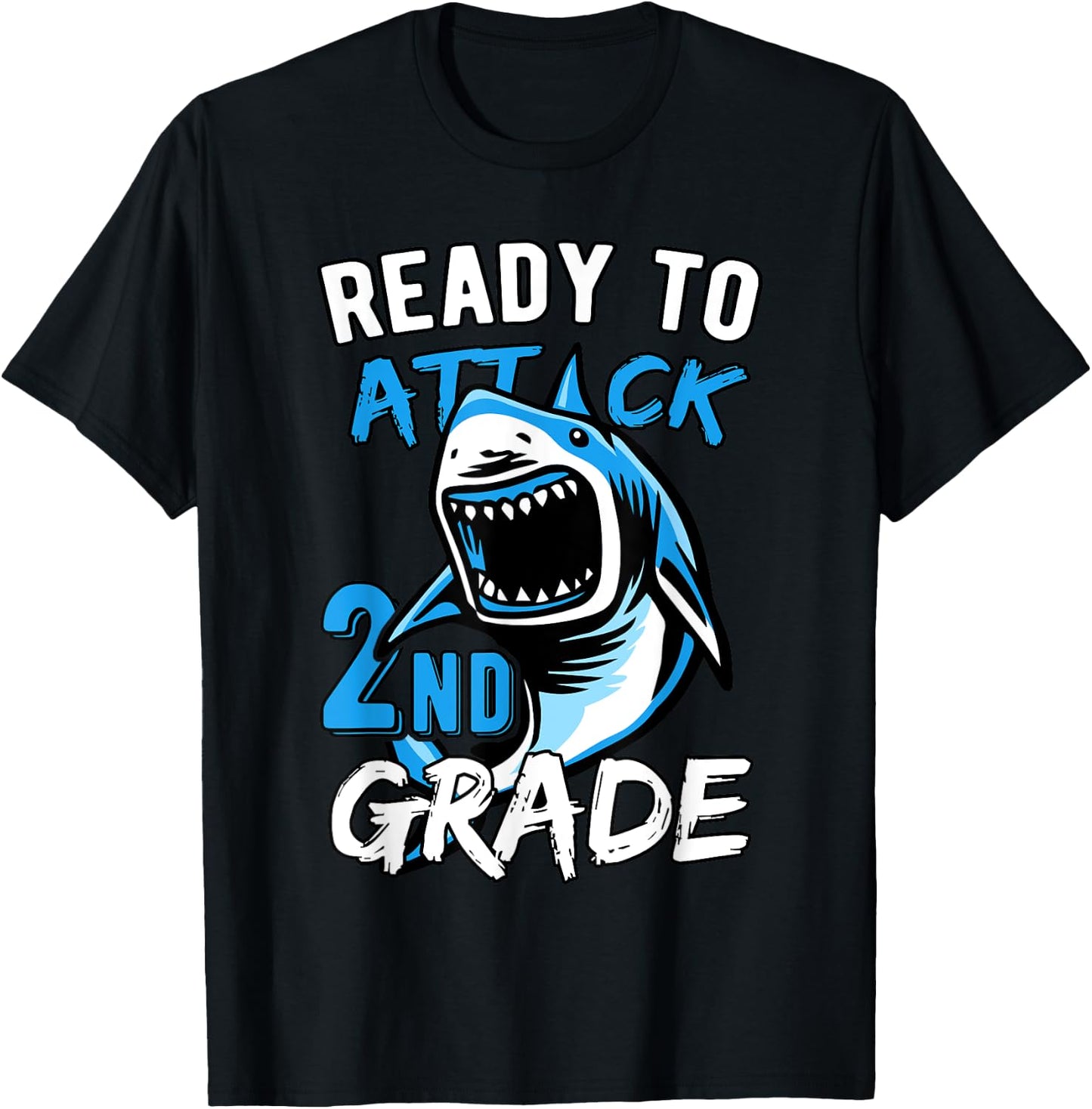 Ready To Attack 2nd Grade Boys Back To School T-Shirt - T-Shirt | Black