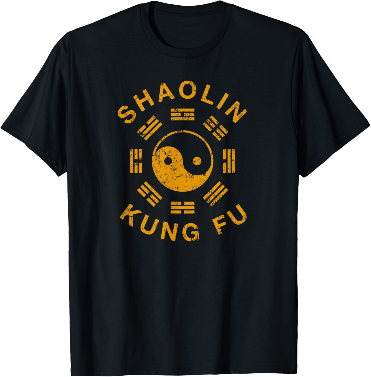 Shaolin Kung Fu Martial Arts Training T-Shirt - T-Shirt | Black