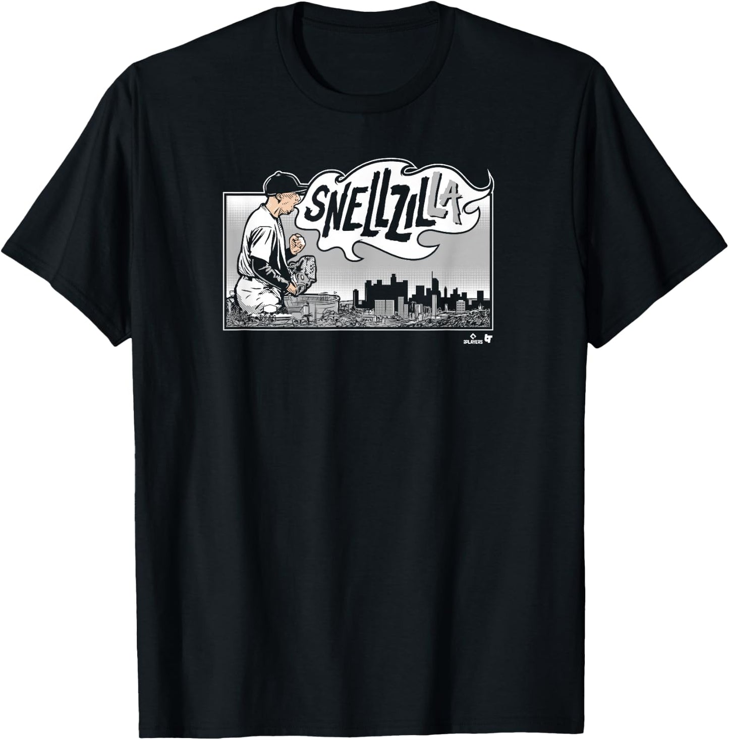 Blake Snell - Snellzilla - Los Angeles Baseball T-Shirt - T-Shirt | Black