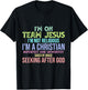 I'm On Team Jesus Christianity T-Shirt - T-Shirt | Black