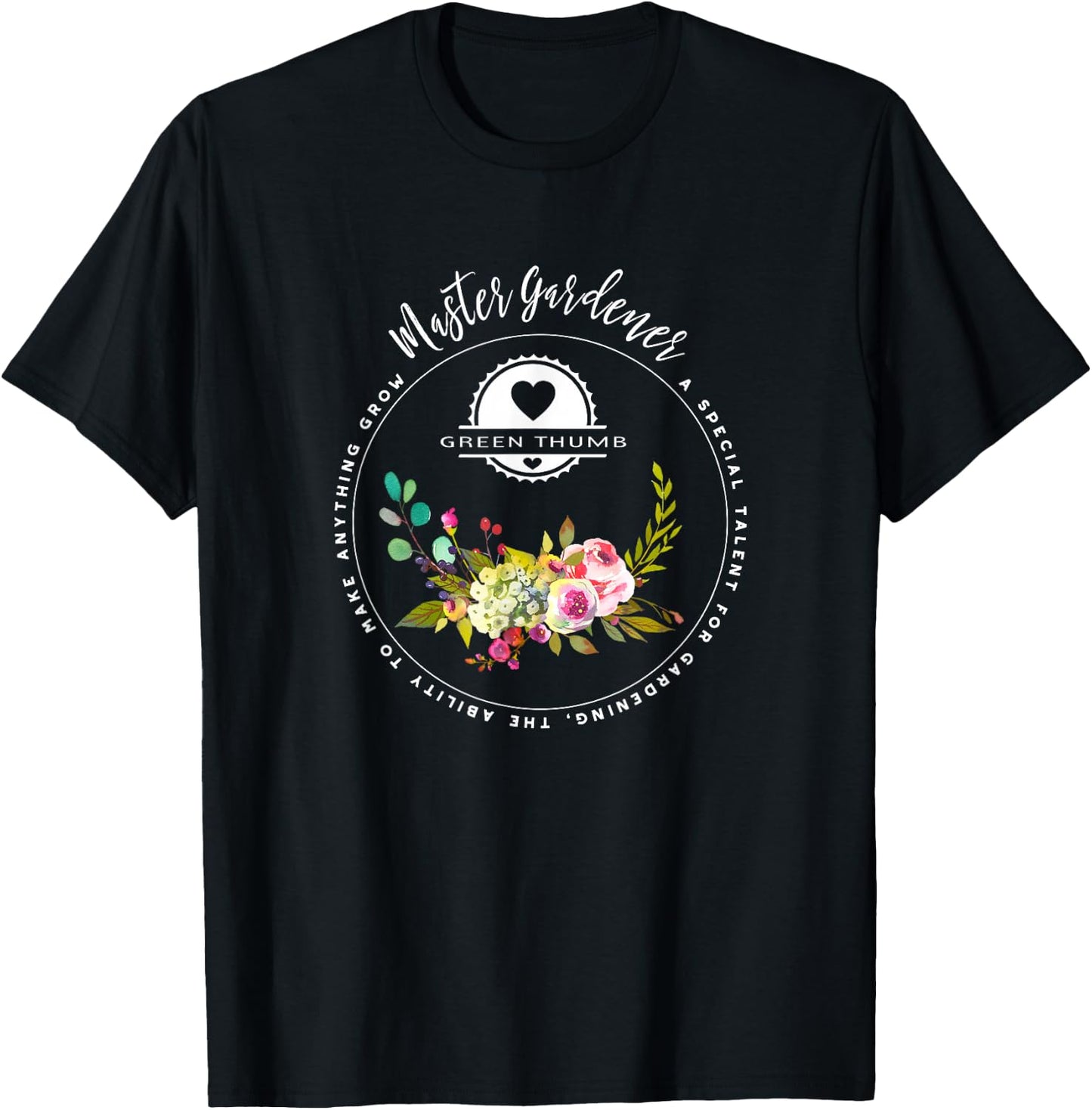 Master Gardener Gifts Gardening Shirts T-Shirt - T-Shirt | Black