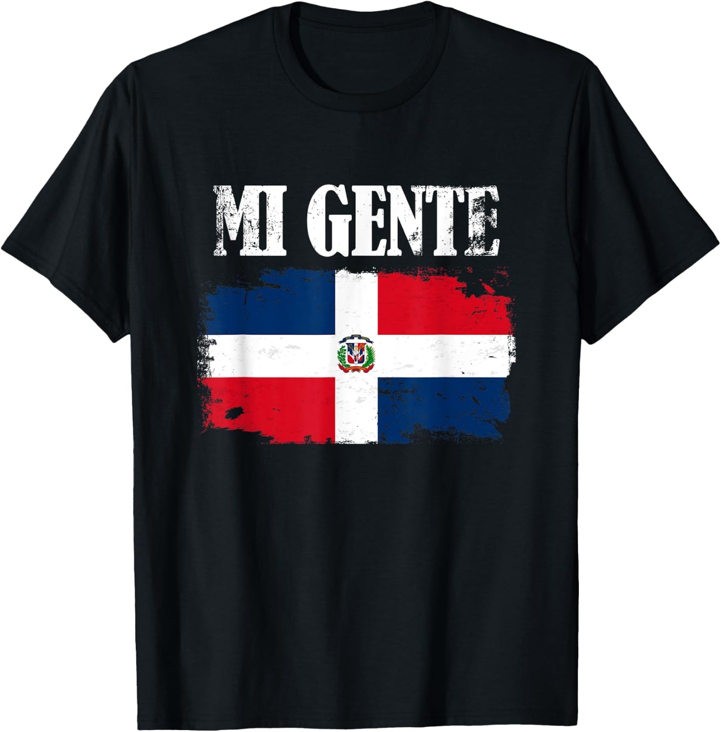 Mi Gente! (My People) Dominican Republic Pride T-Shirt - T-Shirt | Black