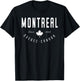 Montreal Shirt Quebec Canada Maple Leaf Canadian Gift Eh T-Shirt - T-Shirt | Black