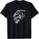 Chrome Turbocharger Skull Shirt T-Shirt - T-Shirt | Black