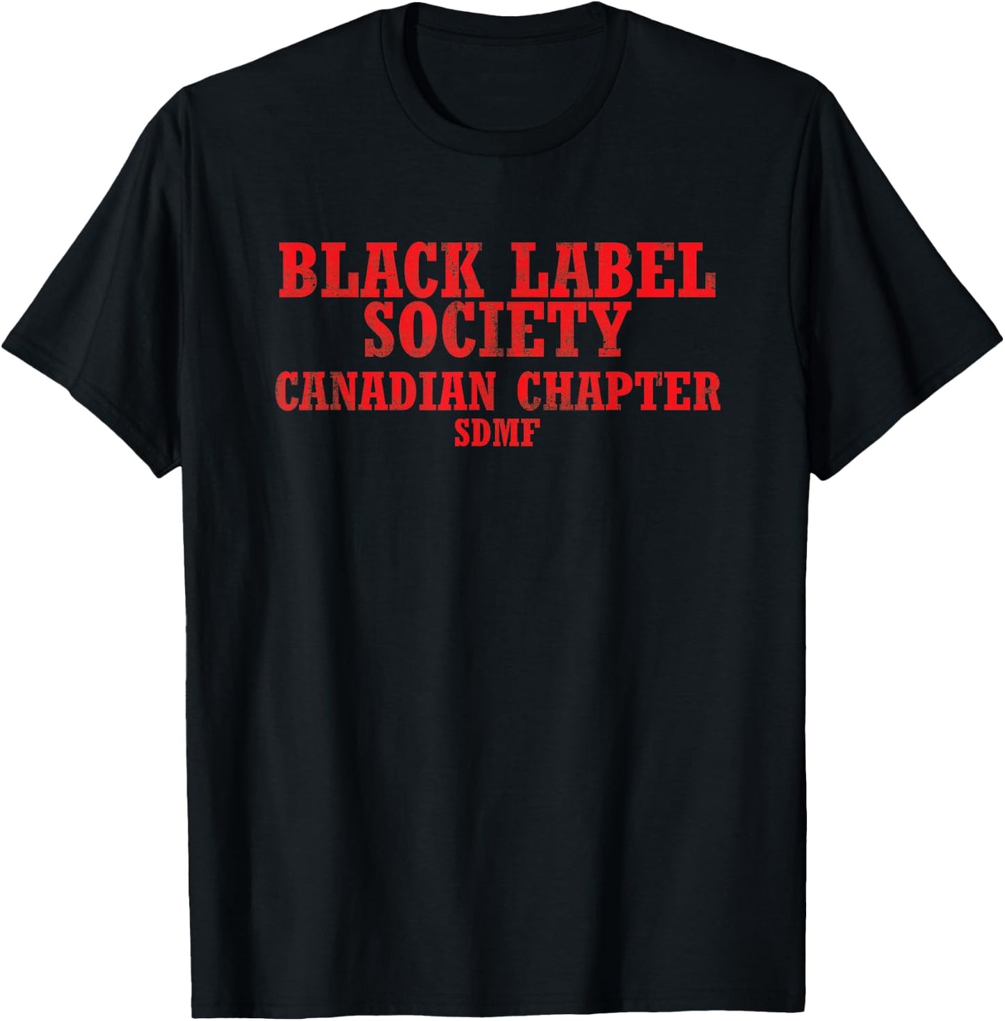 Black Label Society Canadian Chapter T-Shirt - T-Shirt | Black