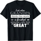 Just When Grandpa Thinks Father's Day Vintage Great Grandpa T-Shirt - T-Shirt | Black