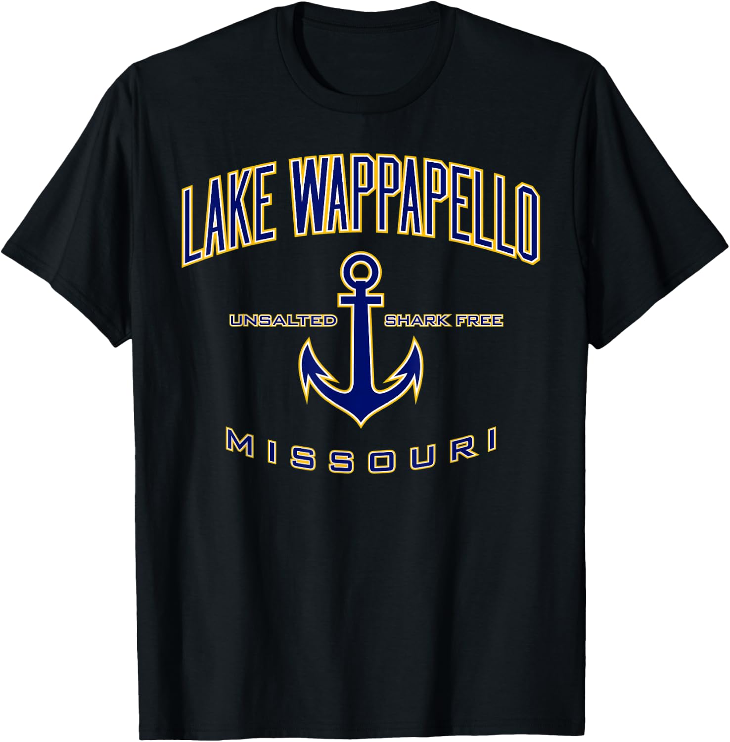 Lake Wappapello Missouri T-Shirt - T-Shirt | Black