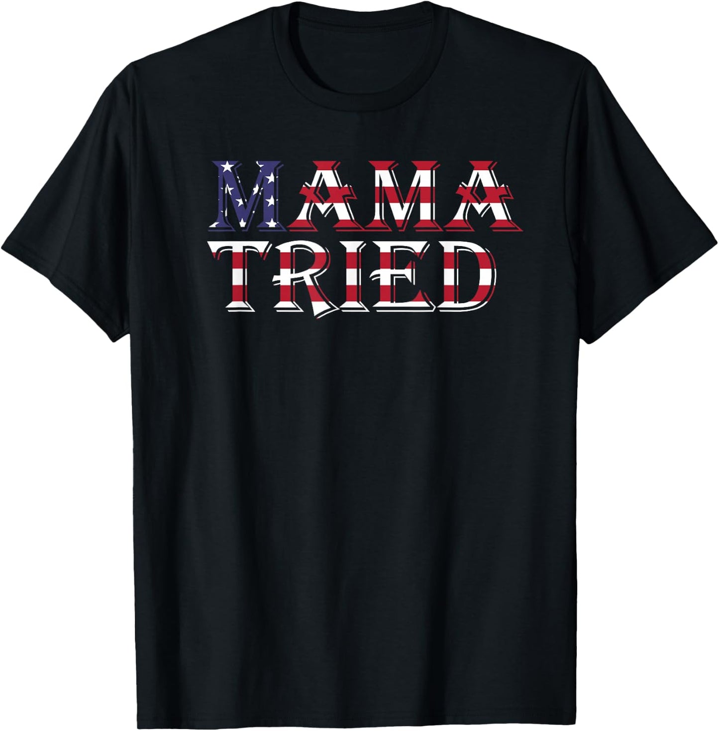 Mama Tried Country Music Lyrics Redneck Party T-Shirt - T-Shirt | Black