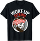 Funny I woke up feeling dangerous Sports Football gift T-Shirt - T-Shirt | Black
