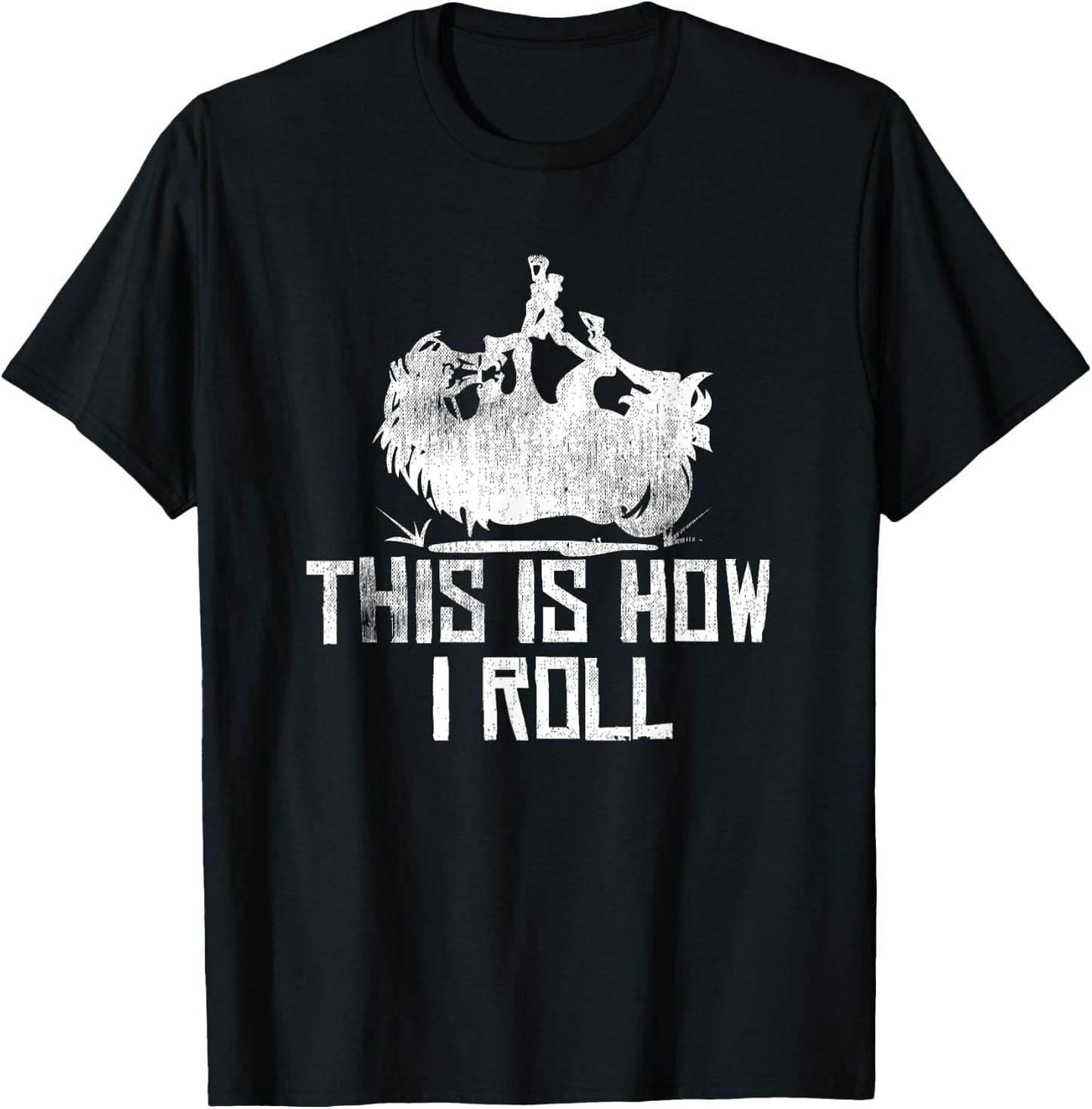 This Is How I Roll Horse Lover Horseback Riding Equestrian T-Shirt - T-Shirt | Black