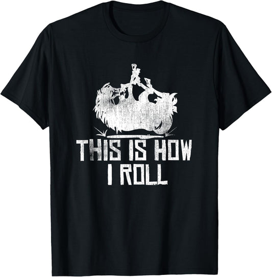 This Is How I Roll Horse Lover Horseback Riding Equestrian T-Shirt - T-Shirt | Black