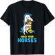 Hold your Horses , Horse Gifts for Girls, Women, Teen T-Shirt - T-Shirt | Black