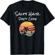 Salty Hair Don't Care Distressed T-Shirt - T-Shirt | Black