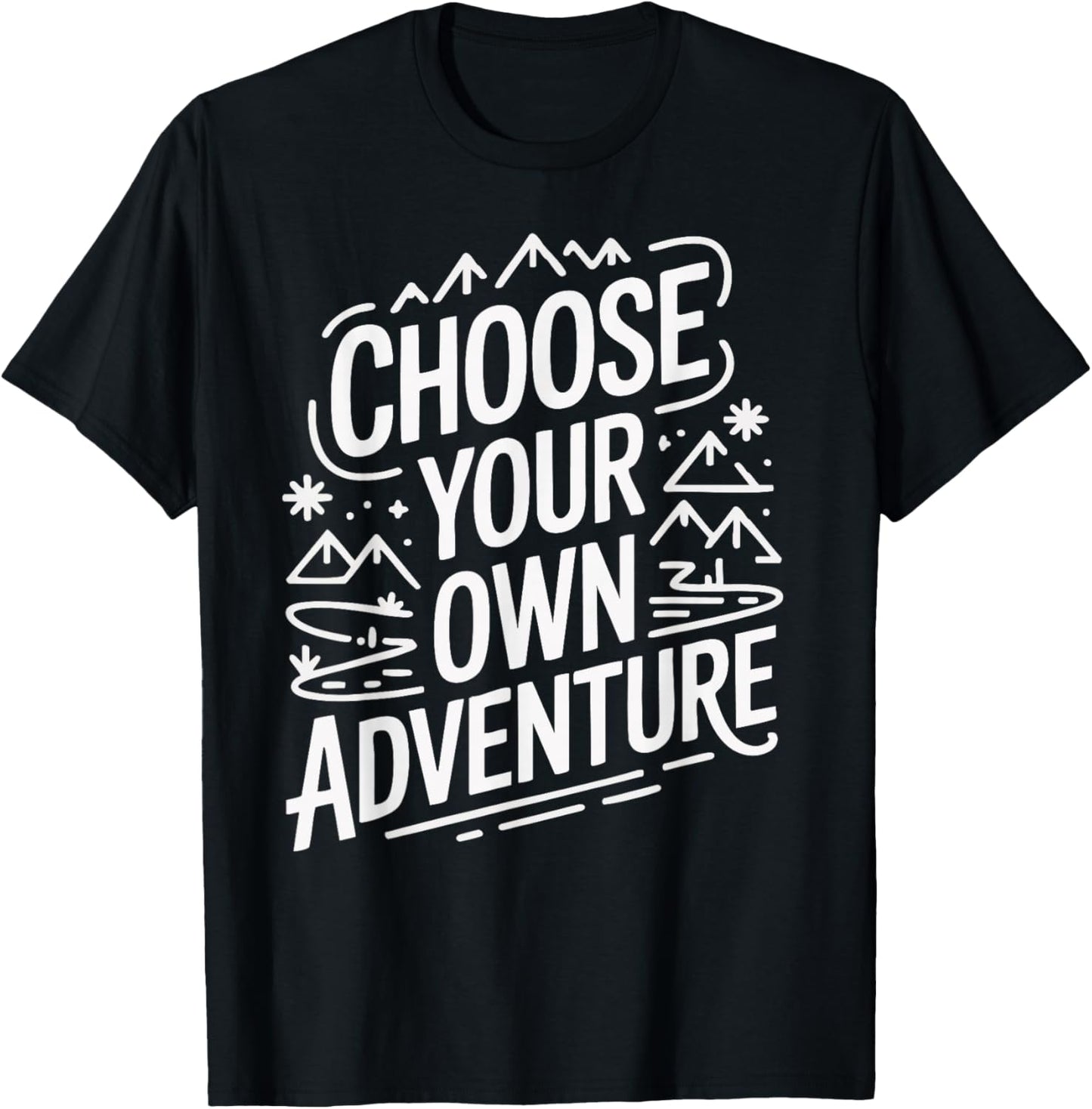 Choose Your Own Adventure T-Shirt - T-Shirt | Black